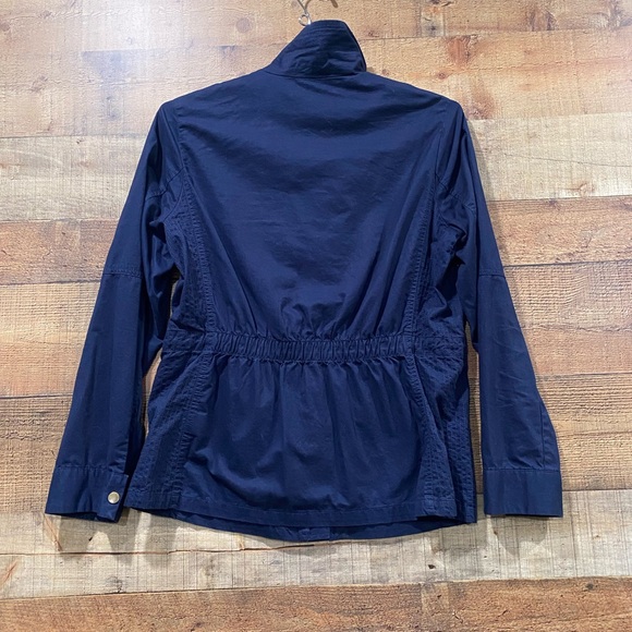 Love Tree Navy Blue Ladies Cotton Casual Jacket Size Large - Picture 3 of 6